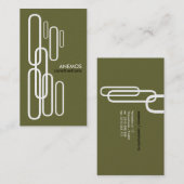 抽象芸術 名刺 (正面/裏面)