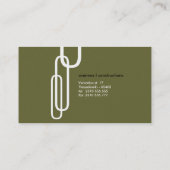 抽象芸術 名刺 (裏面)