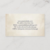 抽象芸術 名刺 (裏面)