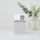 抽象芸術 名刺 (スタンド正面)