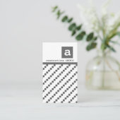 抽象芸術 名刺 (スタンド正面)