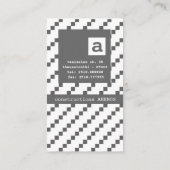 抽象芸術 名刺 (裏面)