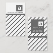 抽象芸術 名刺 (正面/裏面)