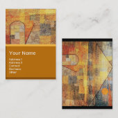 抽象芸術 名刺 (正面/裏面)