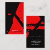 抽象芸術 名刺 (正面/裏面)