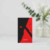 抽象芸術 名刺 (スタンド正面)