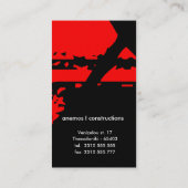 抽象芸術 名刺 (裏面)