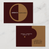 抽象芸術 名刺 (正面/裏面)