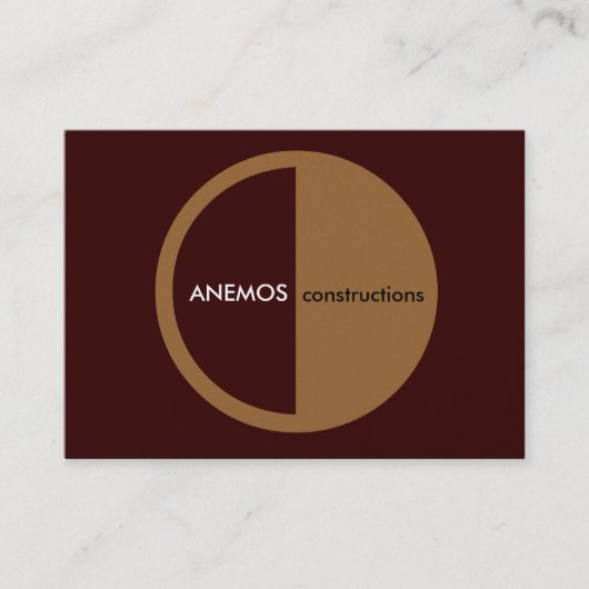 抽象芸術 名刺 (正面)