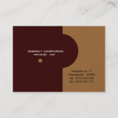 抽象芸術 名刺 (裏面)