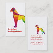 抽象芸術 名刺 (正面/裏面)