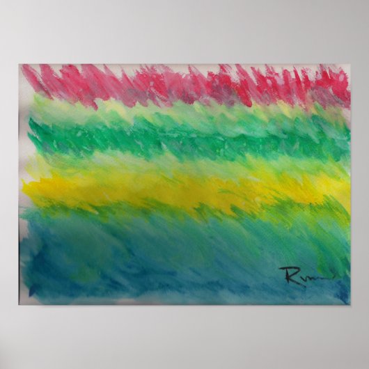 抽象芸術 – 嵐の前に穏やかに ポスター (正面)