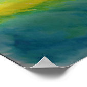 抽象芸術 – 嵐の前に穏やかに ポスター (角)