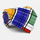 抽象芸術，幾何学的，数々の色 ネクタイ (ロール)