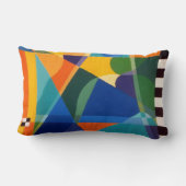 抽象芸術-応援 ランバークッション (裏面)