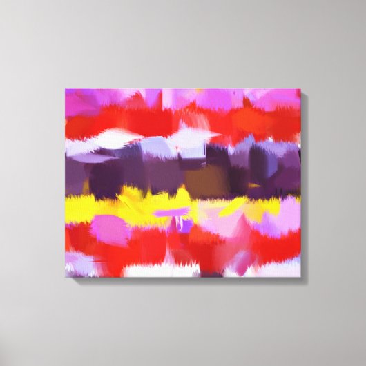 抽象芸術 |抽象芸術絵画の2 キャンバスプリント (正面)