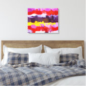 抽象芸術 |抽象芸術絵画の2 キャンバスプリント (インサイチュ (寝室))