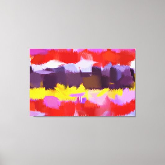 抽象芸術 |抽象芸術絵画の2 キャンバスプリント (正面)