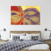 抽象芸術 |抽象芸術絵画の3 キャンバスプリント (インサイチュ (寝室))