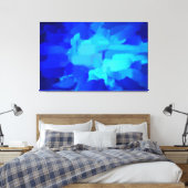 抽象芸術 |抽象芸術絵画の6 キャンバスプリント (インサイチュ (寝室))