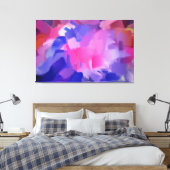 抽象芸術 |抽象芸術絵画の8 キャンバスプリント (インサイチュ (寝室))