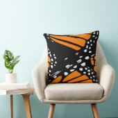 抽象芸術（昆虫）オオカバマダラ、モナークバタフライデザイン クッション (椅子)