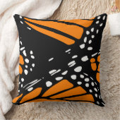 抽象芸術（昆虫）オオカバマダラ、モナークバタフライデザイン クッション (ブランケット)