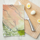 抽象芸術(昆虫)オオカバマダラ、モナークバタフライ – ポスター キッチンタオル (四つ折り)