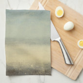 抽象芸術（曇り空） キッチンタオル (四つ折り)