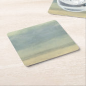 抽象芸術(曇り空) スクエアペーパーコースター (アングル)