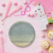 抽象芸術（曇り空） ペーパープレート (パーティー)