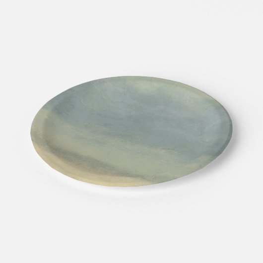 抽象芸術（曇り空） ペーパープレート (アングル)