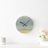 抽象芸術（曇り空） ラウンド壁時計 (ホーム)