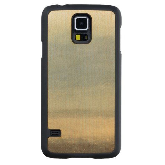 抽象芸術（曇り空） CarvedメープルGalaxy S5スリムケース (裏面)