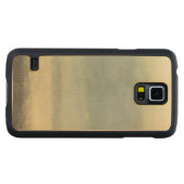 抽象芸術（曇り空） CarvedメープルGalaxy S5スリムケース (正面(横))