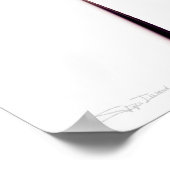 抽象芸術.曲線 ポスター (角)