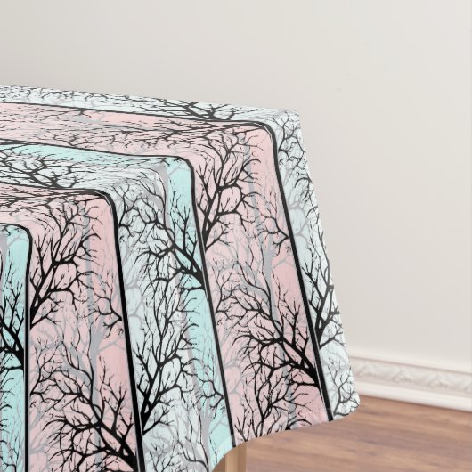 抽象芸術、木 テーブルクロス (インサイチュ)