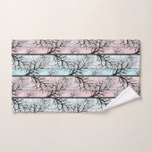 抽象芸術、木 バスタオルセット (ハンドタオル)