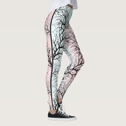 抽象芸術、木 レギンス (右)