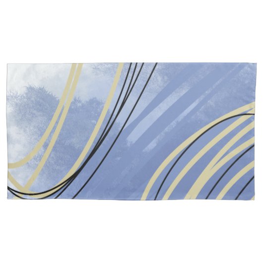 抽象芸術 枕カバー (正面左)