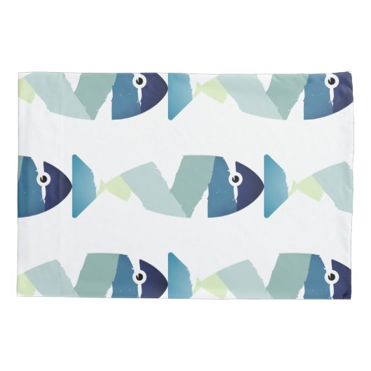 抽象芸術 枕カバー (裏面-左)