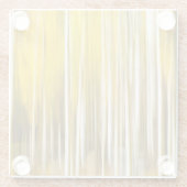 抽象芸術《植物》アスペン ガラスコースター (裏面)