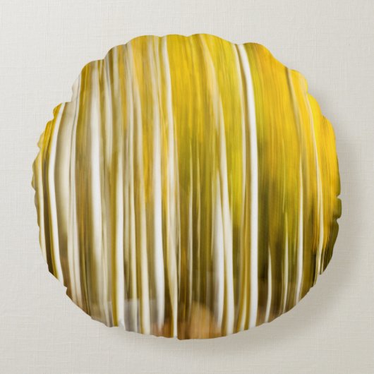 抽象芸術《植物》アスペン ラウンドクッション (正面)