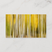 抽象芸術《植物》アスペン 名刺 (裏面)