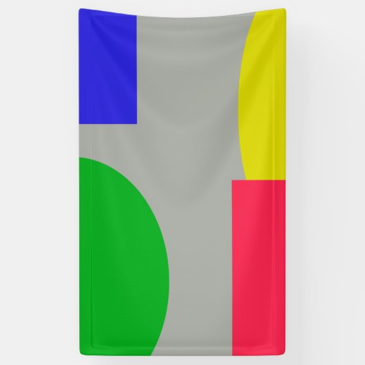 抽象芸術 横断幕 (縦)