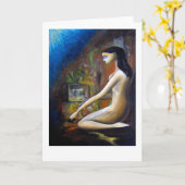 抽象芸術/比喩的なグリーティングカード カード (黄色い花)