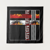 抽象芸術、民族、クリエイティブ タペストリー (正面(横))