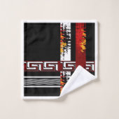 抽象芸術、民族、クリエイティブ バスタオルセット (ウォッシュタオル)