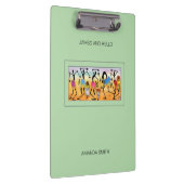 抽象芸術、水彩ブレイク素晴らしダンスリズム クリップボード (右)