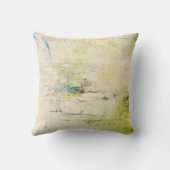 抽象芸術"滝の記憶"の枕 クッション (裏面)